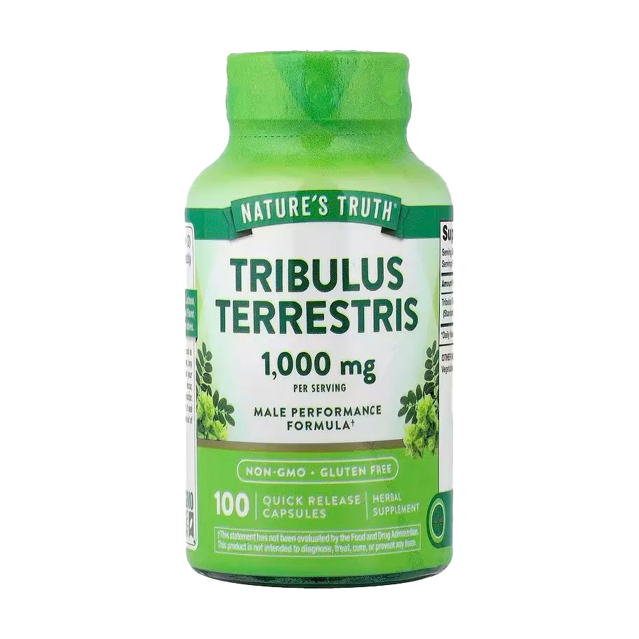 Трибулус террестрис Nature's Truth Tribulus Terrestris 1000 мг, 100 капсул швидкого вивільнення